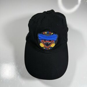 Culture Fly Poppy Playtime Huggy Wuggy Black Dad Hat Adjustable Buckle Cap